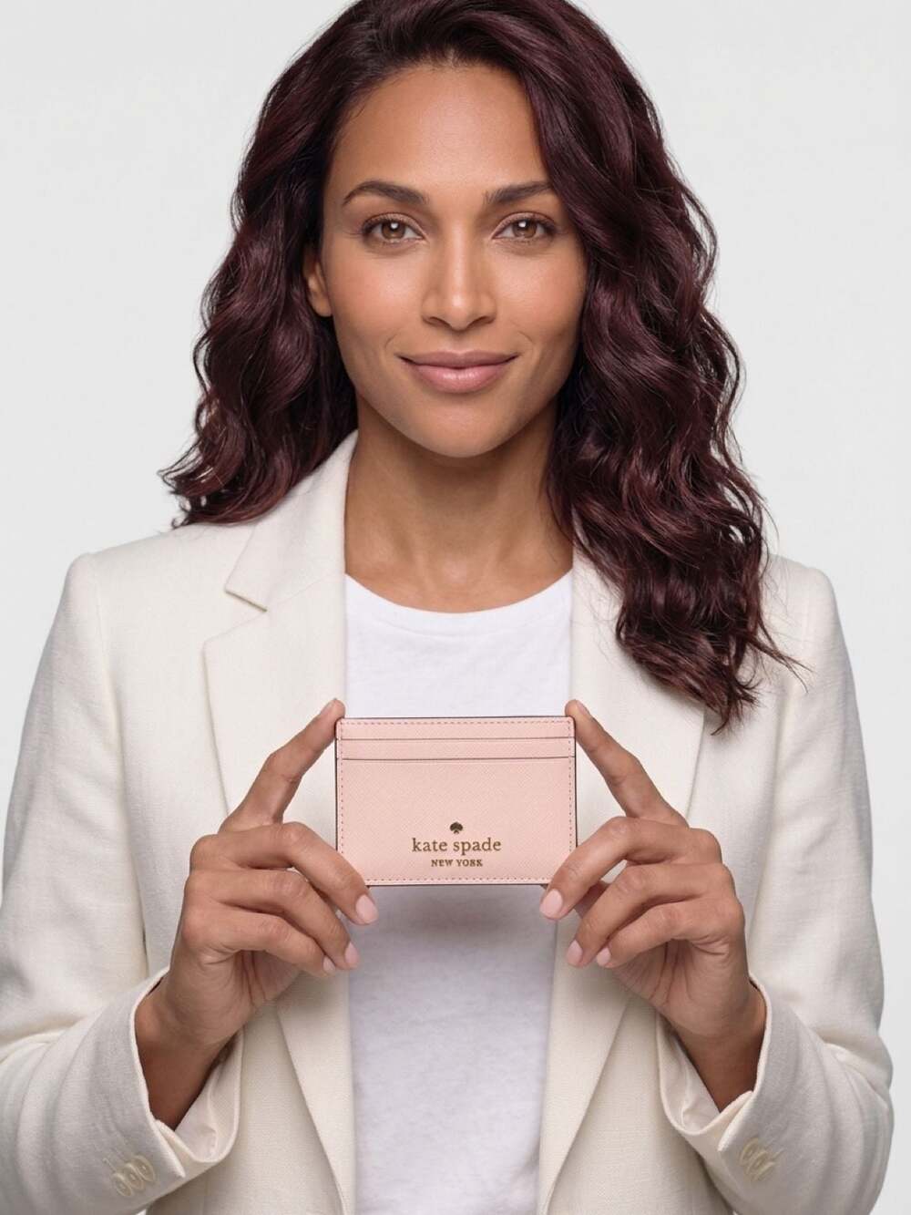 Kate Spade Madison Conch Pink Saffiano Leather Card Holder KC582 New with Tag - Picture 10 of 10